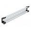 DIN-rail met sleufgaten | 25 x 3,5 x 1,5 cm | aluminium