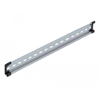 DeLOCK DIN-rail met sleufgaten | 50 x 3,5 x 0,75 cm | staal