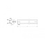 DIN-rail | 25 x 3,5 x 1,5 cm | staal