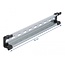 DIN-rail met sleufgaten | 25 x 3,5 x 1,5 cm | staal