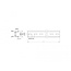 DIN-rail met sleufgaten | 25 x 3,5 x 1,5 cm | staal