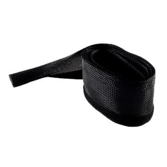 S-Impuls Polyester kabelsleeve | klittenband sluiting | 51 mm | zwart | 5 meter