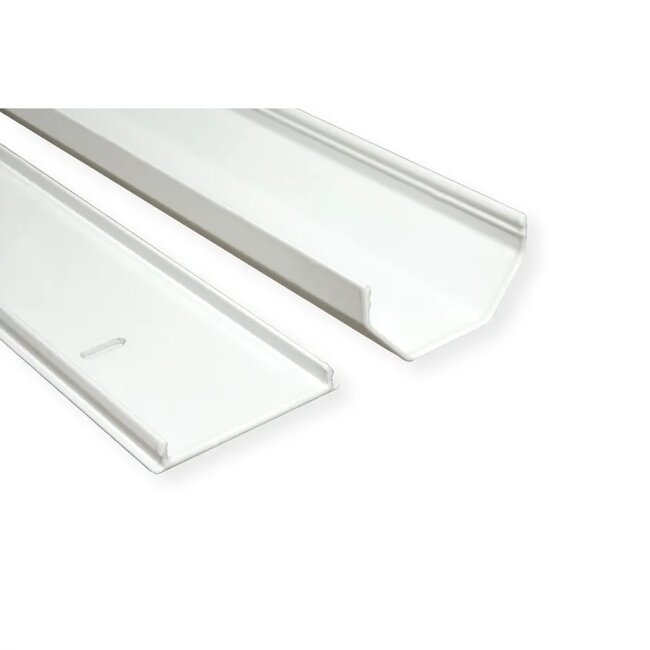 Roline muur kabelgoot | 110 x 50 cm | aluminium | wit