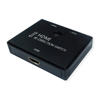 Value VALUE 4K HDMI switch, 2-voudig, bidirectioneel