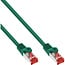 InLine® Patchkabel, S/FTP (PiMf), Cat.6, 250 MHz, PVC, koper, groen, 5m