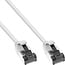 InLine® Patchkabel slim, U/FTP, Cat.8.1, TPE halogeenvrij, wit, 7,5m