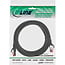 InLine® Patchkabel, S/FTP (PiMf), Cat.6, 250 MHz, PVC, CCA, zwart, 1,5m