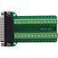 InLine® D-Sub 25 aansluitblok, stekker, 2-rij, schroefaansluiting