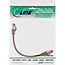 InLine® Patchkabel, S/FTP (PiMf), Cat.6, 250 MHz, PVC, koper, bruin, 0,3m