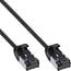 InLine® Patchkabel slim, U/FTP, Cat.8.1, TPE halogeenvrij, zwart, 5m