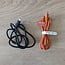 InLine® USB 2.0-kabel, USB-C-snelladingskabel 100 W, Papaya/oranje 1m
