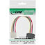 InLine® SATA-voedingsadapterkabel, 15-pins SATA-aansluiting naar 4-pins, 0,30m