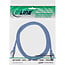 InLine® patchkabel, Cat.6A, S/FTP, TPE (LSZH), CCA, blauw, 0,3m