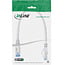 InLine® Patchkabel, S/FTP (PiMf), Cat.6A, halogeenvrij, wit, 0,3m