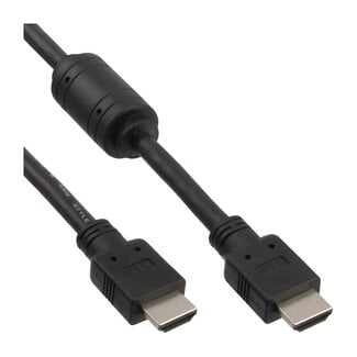 InLine InLine® HDMI kabel, HDMI High Speed, male / male, zwart, met ferriet, 1,5m