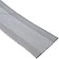 InLine® beschermslang, stoffen beschermslang met klittenband, 1 m x 25 mm grijs