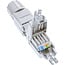 InLine® Kabelconnector Cat.6A, met LSA-technologie, afgeschermd, plat