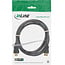 InLine® HDMI High Speed kabel met ethernet, male / male, zwart/goud, 1m