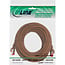 InLine® Patchkabel, S/FTP (PiMf), Cat.6, 250 MHz, PVC, koper, bruin, 25m