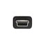 InLine® USB 2.0-minikabel, USB A male naar Mini-B male 5-pin, zwart, 1m