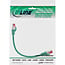 InLine® Patchkabel, S/FTP (PiMf), Cat.6, 250 MHz, PVC, CCA, groen, 0,25m