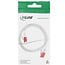 InLine® Patchkabel plat, U/UTP, Cat.6, wit, 1,5m