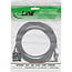 InLine® Patchkabel slim, U/FTP, Cat.8.1, TPE halogeenvrij, zwart, 7,5m