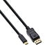 InLine® USB-beeldschermkabel, USB-C-stekker naar DisplayPort-stekker, 7,5m