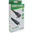 InLine® USB4-kabel, USB-C, haaks aan één kant, PD 240W, 8K60Hz, TPE, zwart, 1m