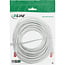 InLine® Patchkabel, S/FTP (PiMf), Cat.6, 250 MHz, PVC, koper, wit, 10m