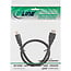 InLine® HDMI kabel, HDMI high speed, male /male, vergulde contacten, zwart, 1,5m
