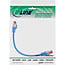 InLine® Patchkabel, S/FTP (PiMf), Cat.6, 250 MHz, PVC, koper, blauw, 0,3m