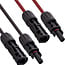 InLine® Solar kabelverlengset incl. solarstekker 4mm² zwart/rood 12,5m