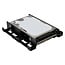 InLine® HDD/SSD montagerails, 2x 6,35 cm (2,5") naar 8,89 cm (3,5"), zwart