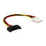 InLine® SATA-voedingsadapterkabel, 15-pins SATA-aansluiting naar 4-pins, 0,15m