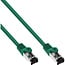 InLine® Patchkabel, S/FTP (PiMf), Cat.8.1, 2000MHz, halogeenvrij, groen, 0,3m