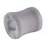 InLine® beschermslang, stoffen beschermslang met klittenband, 1 m x 25 mm grijs