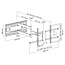 InLine® XL arm full-motion TV-muurbeugel, voor TV 43-80", max. 50kg