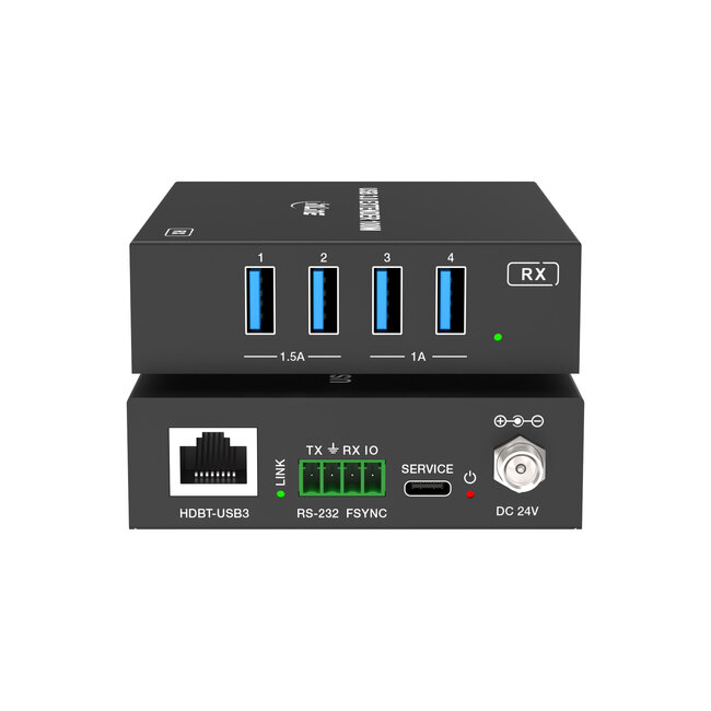 InLine® USB Extender, Cat.6, USB 3.2, 100m, Set