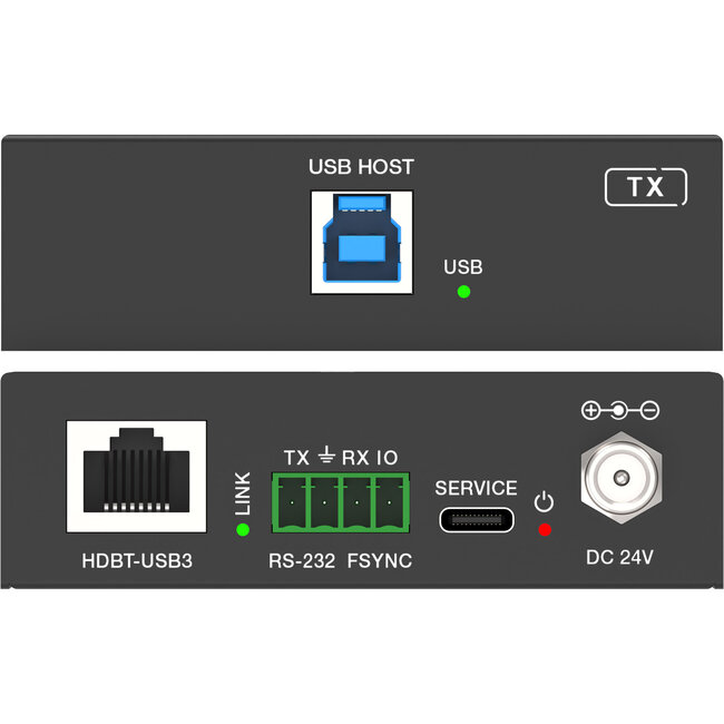 InLine® USB Extender, Cat.6, USB 3.2, 100m, Set