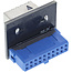 InLine® USB 3.0 naar USB 3.1 voorpaneel Key-A adapter recht intern