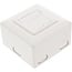 InLine® Cat.6 aansluitdoos, AP/UP 2x RJ45 female, RAL9010, wit, horizontaal