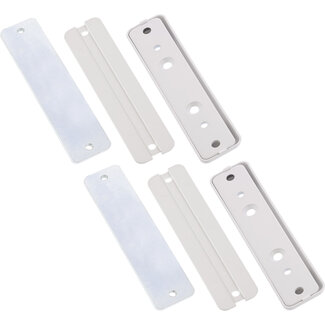InLine InLine® Slatwall montagezuilen aluminium, voor tafelmontagepaneel, set van 2