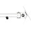 InLine® Slatwall monitorsteun, lang, wit