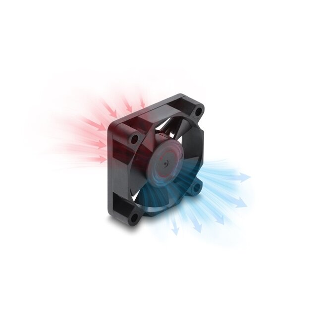 Delock Axial Fan 12 V DC, 35 x 35 x 10 mm black