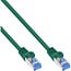InLine® patchkabel, Cat.6A, S/FTP, TPE (LSZH), CCA, groen, 0,3m