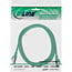InLine® patchkabel, Cat.6A, S/FTP, TPE (LSZH), CCA, groen, 0,3m