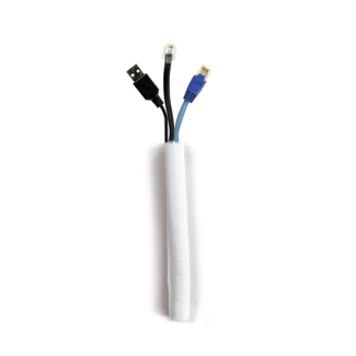 Multibrackets M Universal Cable Sock Self Wrapping 19mm White 25m