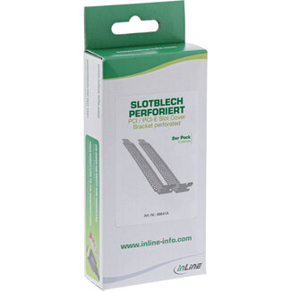 InLine InLine® geperforeerde sleufsteun, set van 2