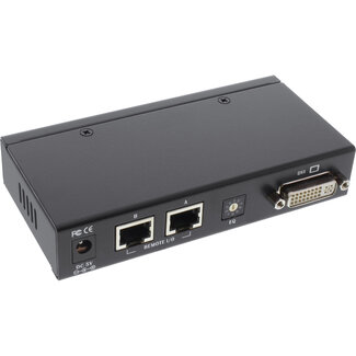InLine InLine® DVI USB KVM Extender (Console verlenger), via UTP, met audio, tot 50m
